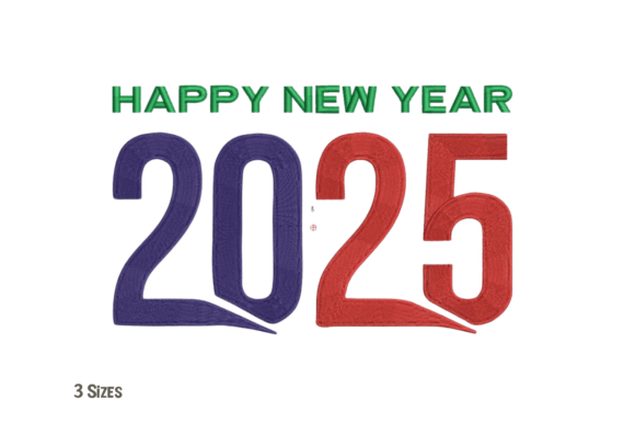 2025 New Year’s Machine Embroidery