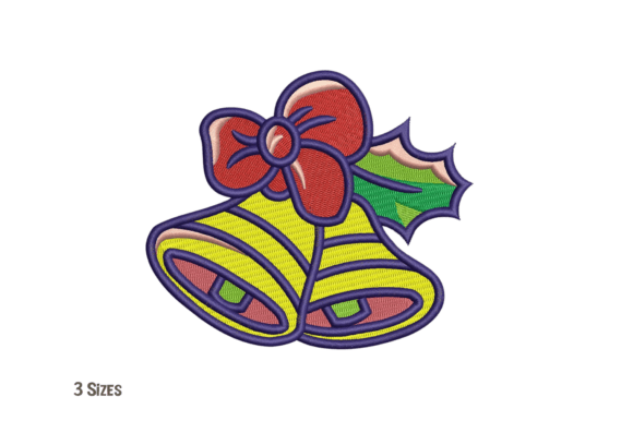 Bell Embroidery Design
