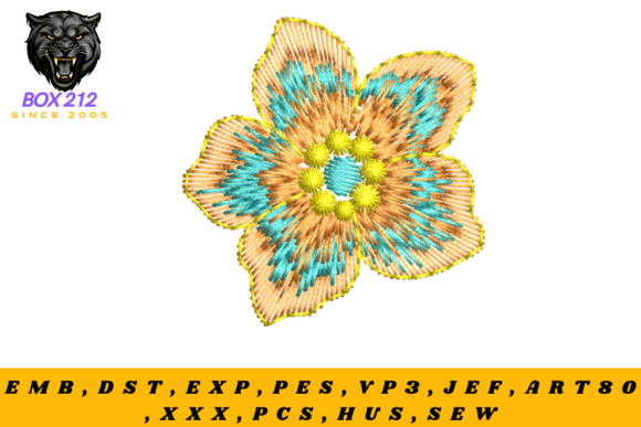 Creative Rose Digital Embroidery Design