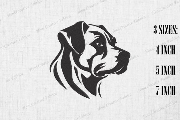 Cute Dog Embroidery Design