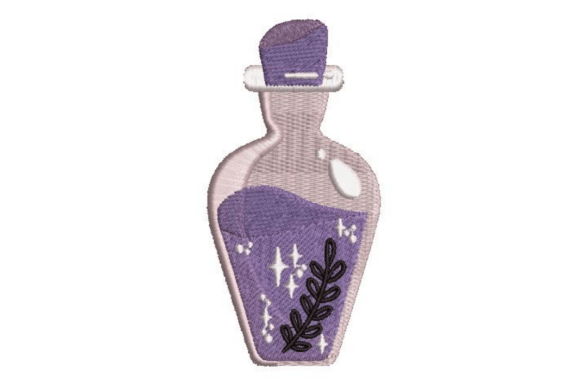 Mystical Purple Potion Embroidery