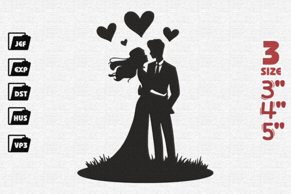 Romantic Couple Embroidery