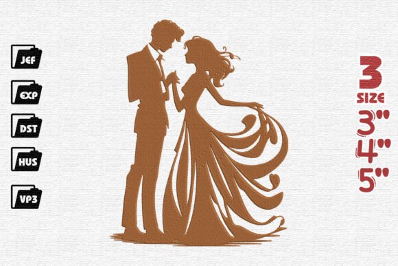 Romantic Pair Embroidery