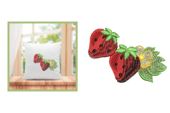 Strawberry Embroidery Designs