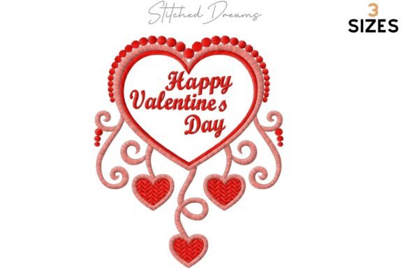 Sweetheart Symphony Embroidery Design